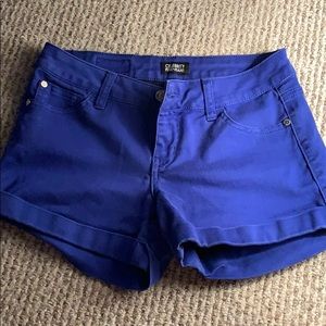 Blue shorts